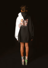 Load image into Gallery viewer, HALF/HALF 'CORSET' HOODIE