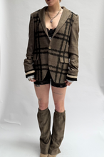 Load image into Gallery viewer, THE LACE PLAID BLAZER
