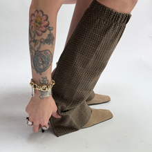 Load image into Gallery viewer, THE LACE PLAID LEGWARMERS
