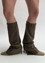 Load image into Gallery viewer, THE LACE PLAID LEGWARMERS
