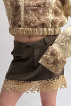 Load image into Gallery viewer, THE LACE PLAID SKIRT

