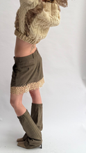 Load image into Gallery viewer, THE LACE PLAID SKIRT
